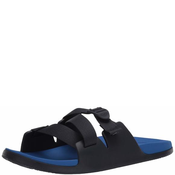 CHACO MEN'S CHILLOS SLIDE SANDAL, ACTIVE BLUE, 12 - Picture 2 of 6